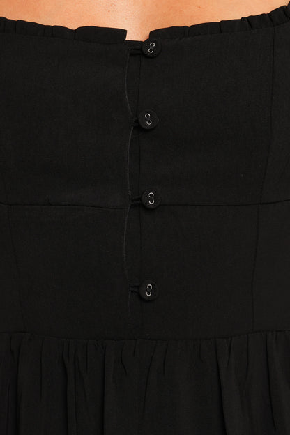 Melrose Midi Dress Black