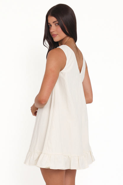 Zena Mini Dress Cream