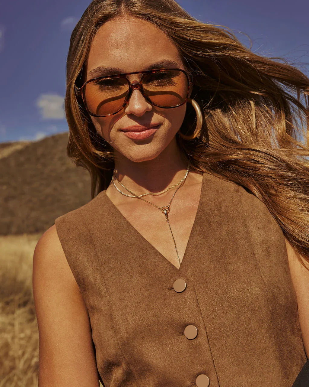 Bellah Classic Aviator Sunglasses