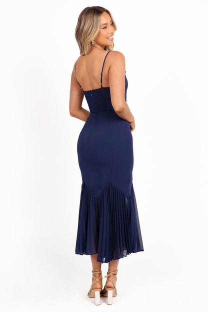 Ashton Midi Dress Navy