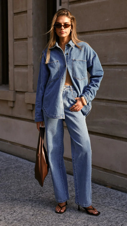 Zaeli Jeans Mid Blue