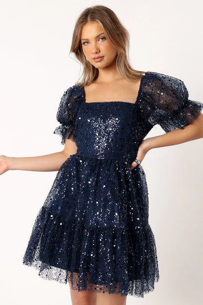 Karina Mini Dress Navy