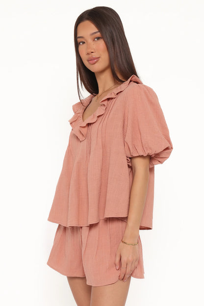Felicity Short Set Dusty Rose