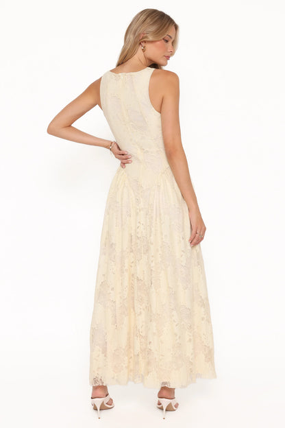 Denny Maxi Dress Butter Yellow