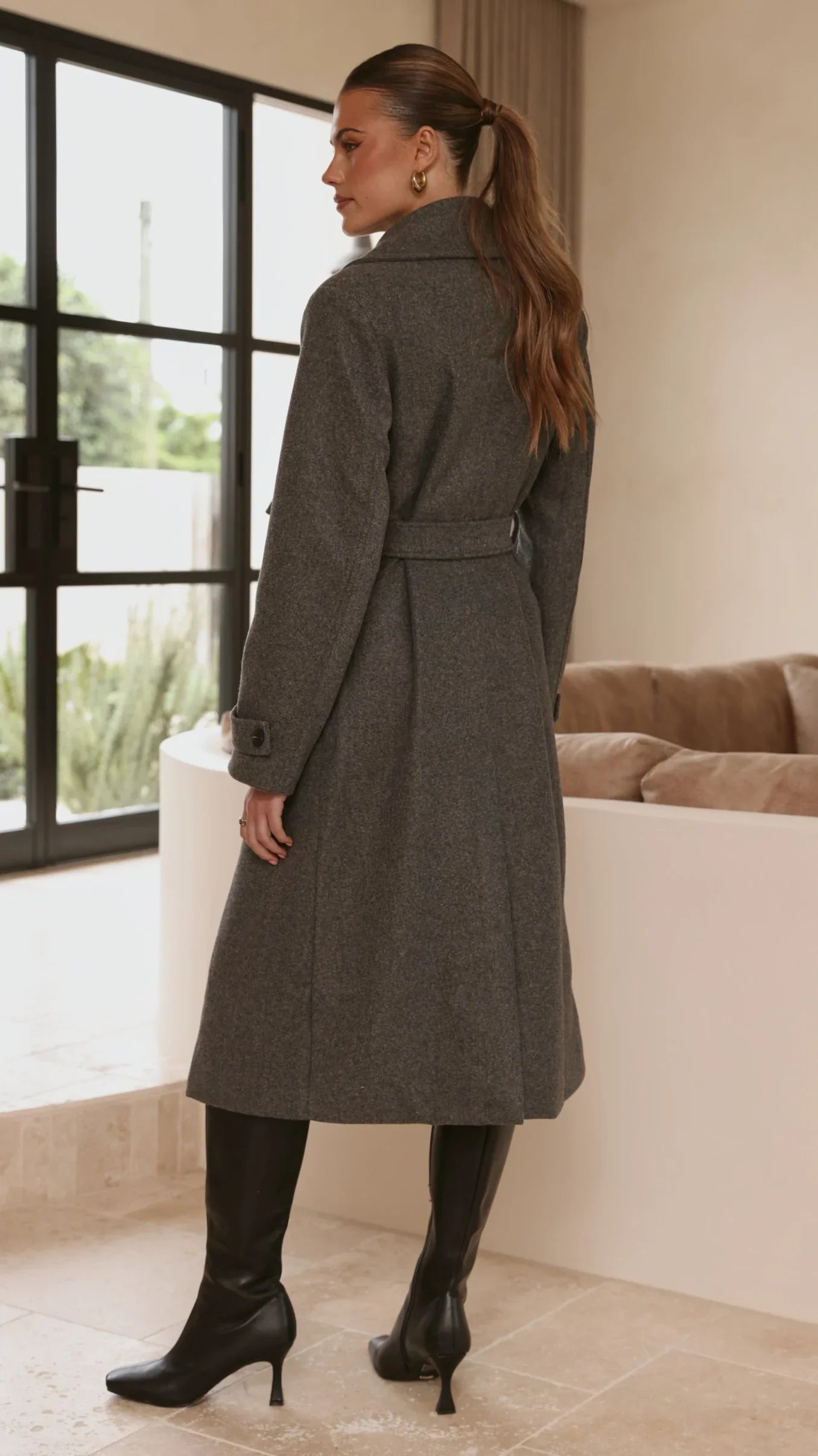 Aspen Coat Charcoal