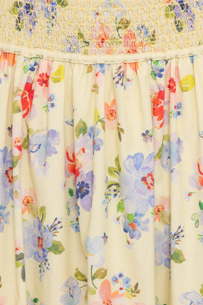 Saskia Maxi Skirt Lemon Floral