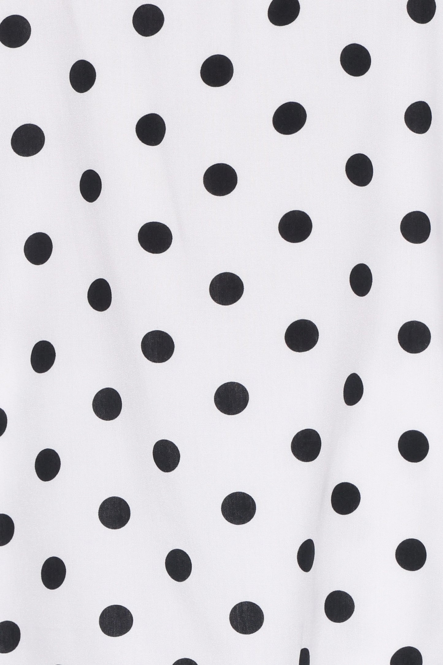 Kristy Pant Set White Black Polka Dot