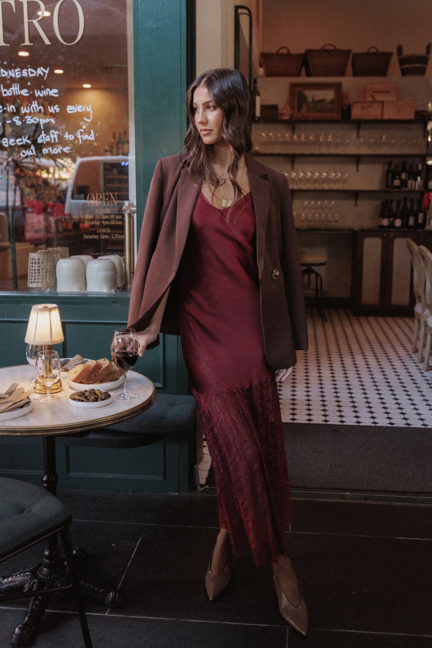 Elowyn Maxi Dress Cherry