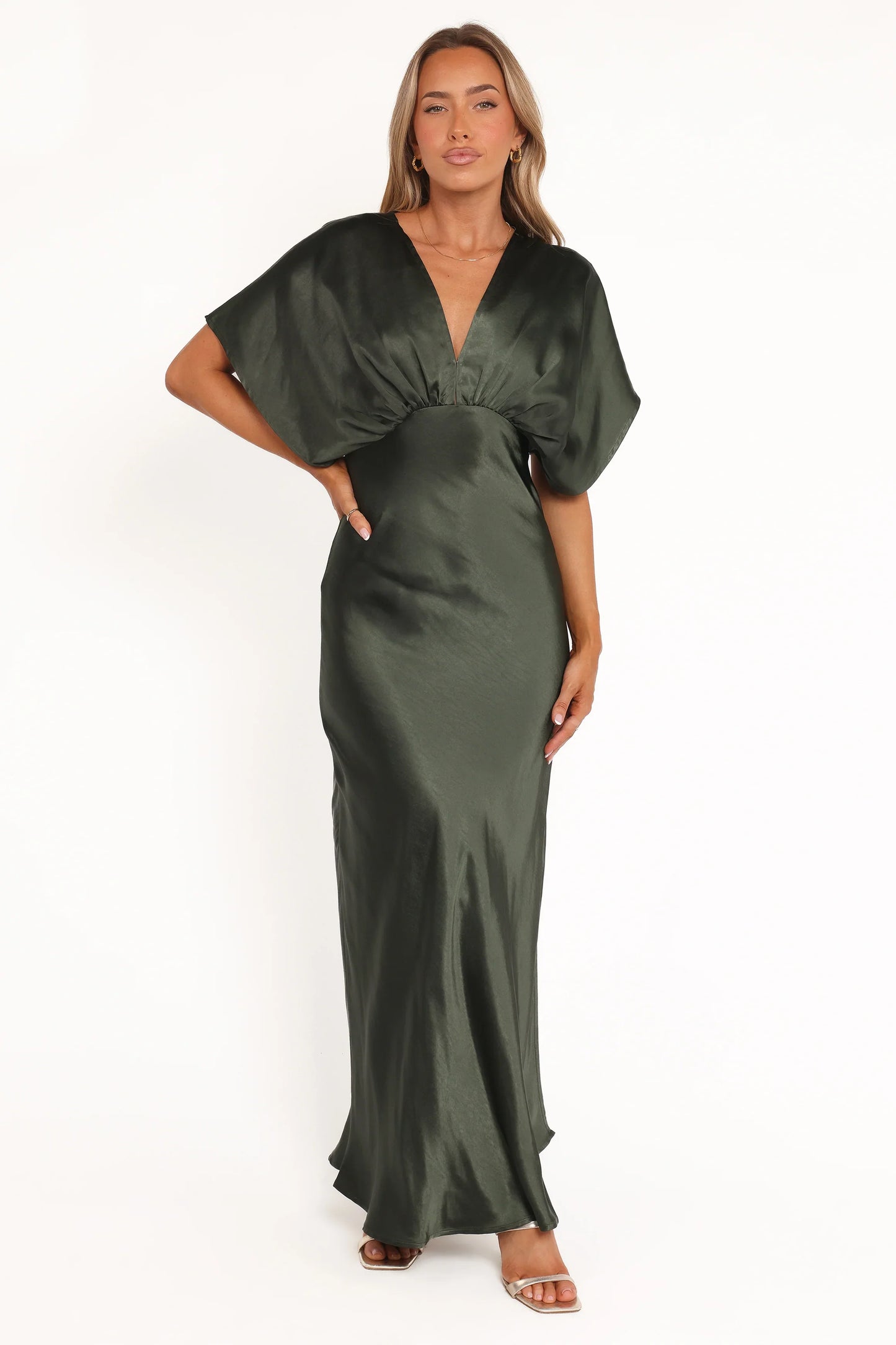 Ricki Maxi Dress Olive Green