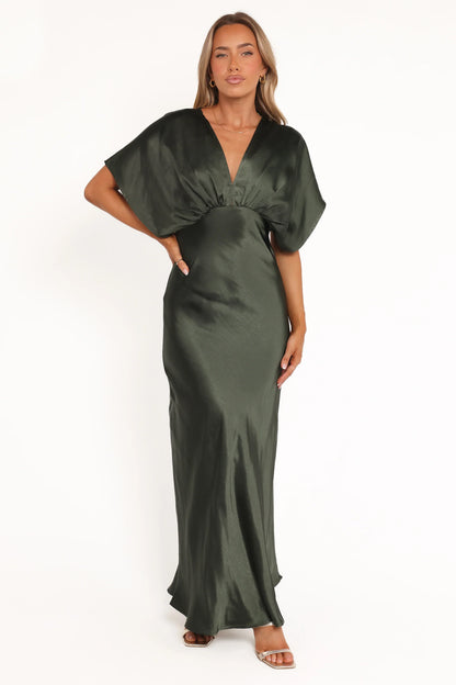 Ricki Maxi Dress Olive Green