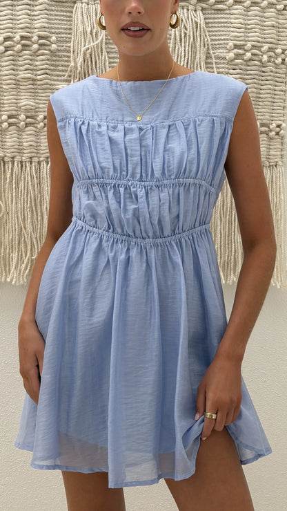 Masha Mini Dress Blue