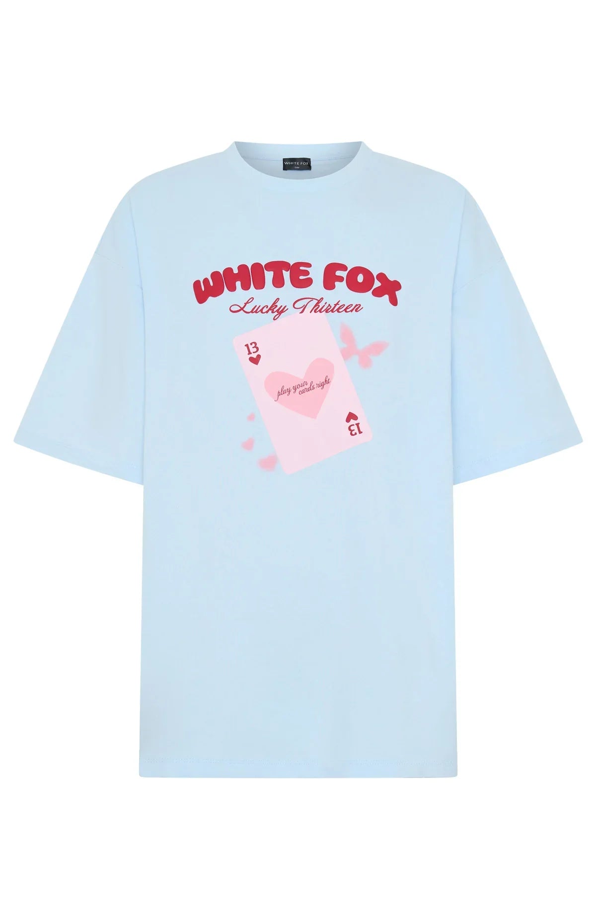 Lucky Thirteen Kalena Oversized Tee Blue