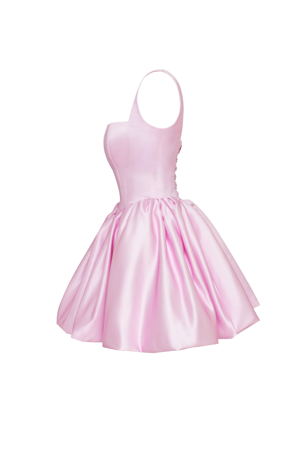 Adorable pink mini dress with puffy skirt Glow Up