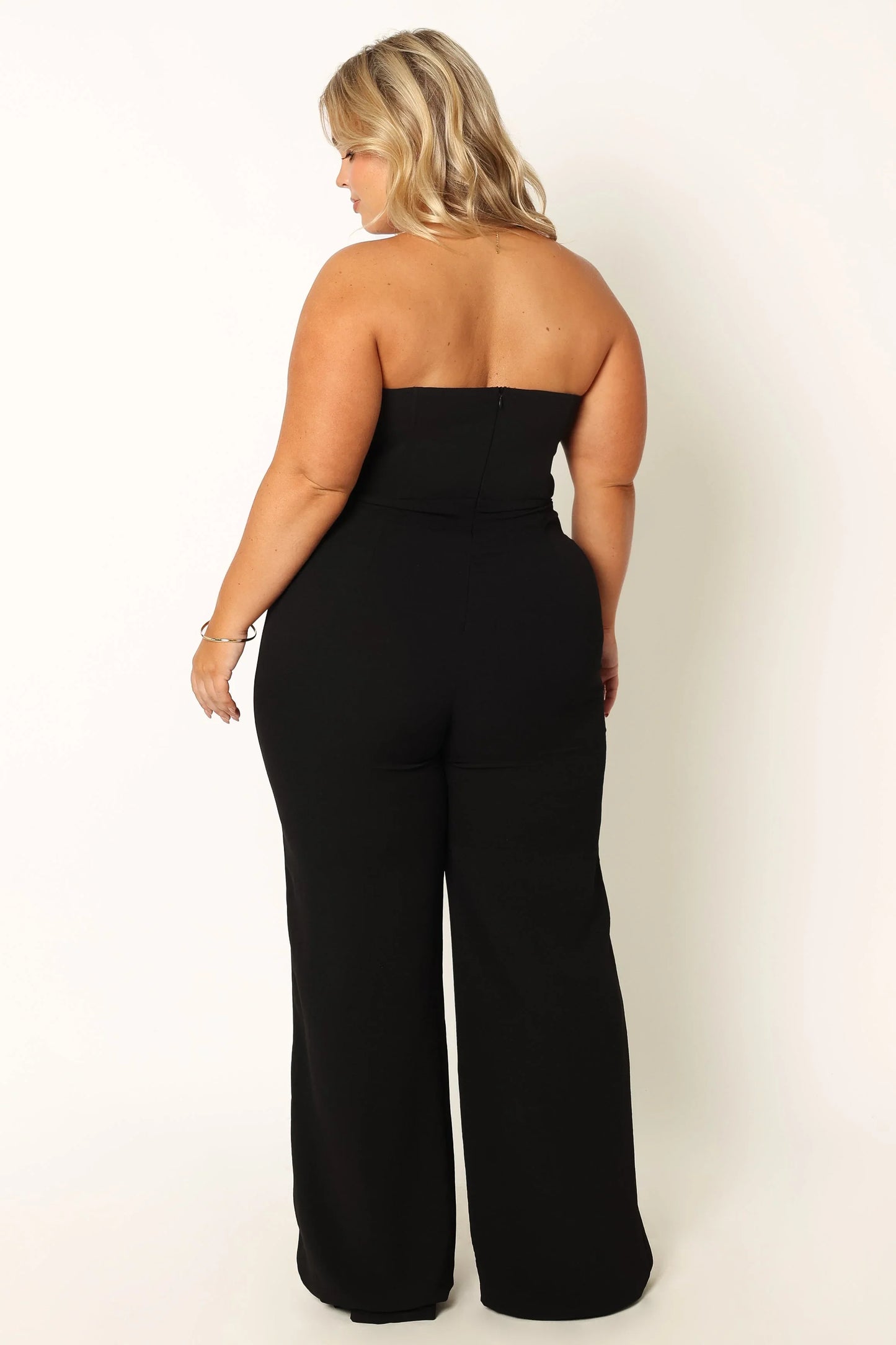 Nyla Sweetheart Jumpsuit Black