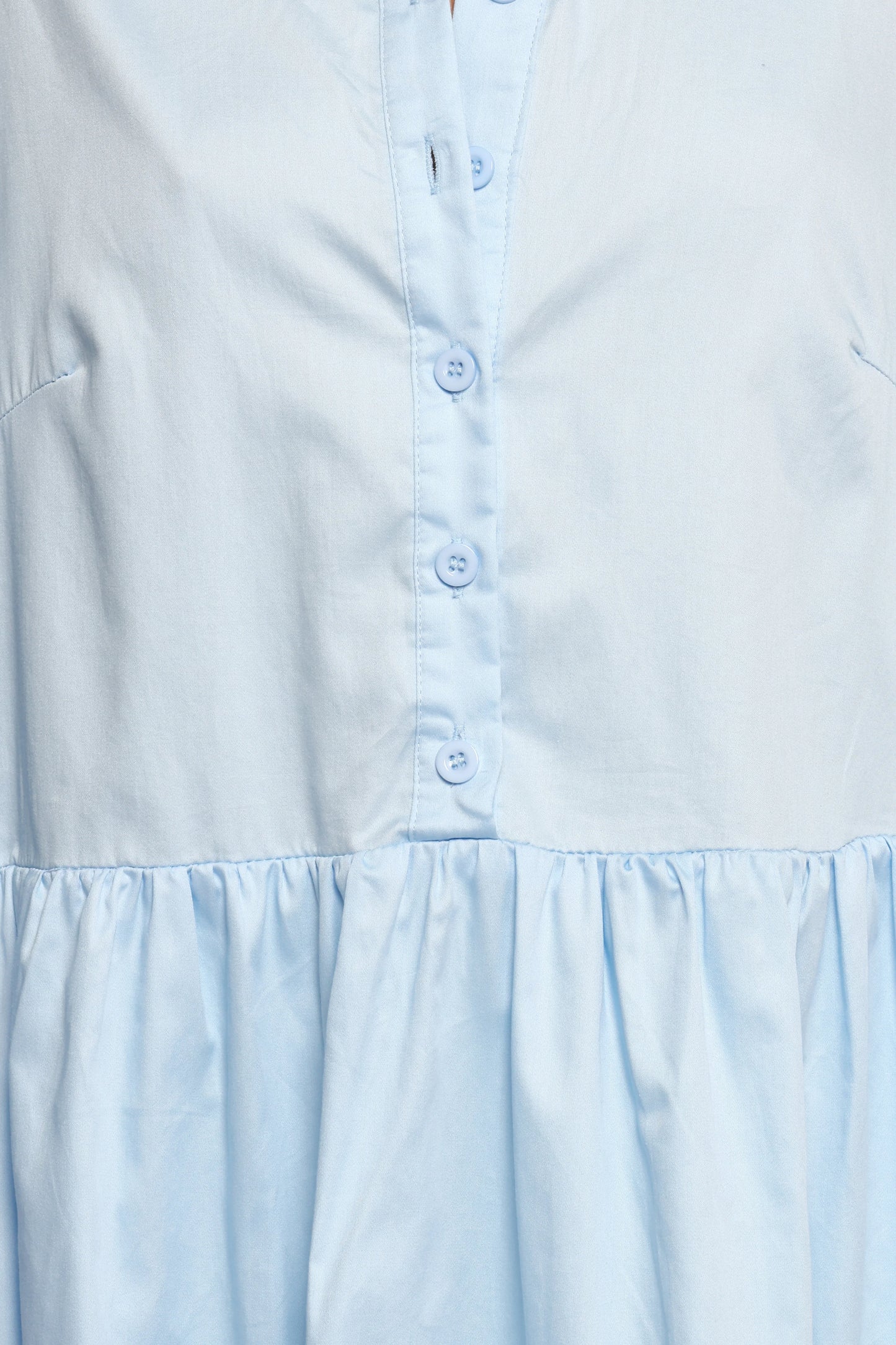Carlotta Long Sleeve Mini Dress Blue