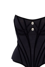Noir corset Parisienne
