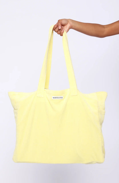 Causing Commotion Terry Tote Lemon