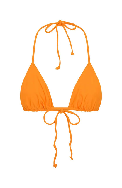 Golden Hour Bikini Top Tangerine