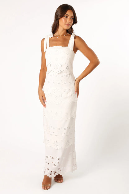 Pippa Maxi Dress Off White