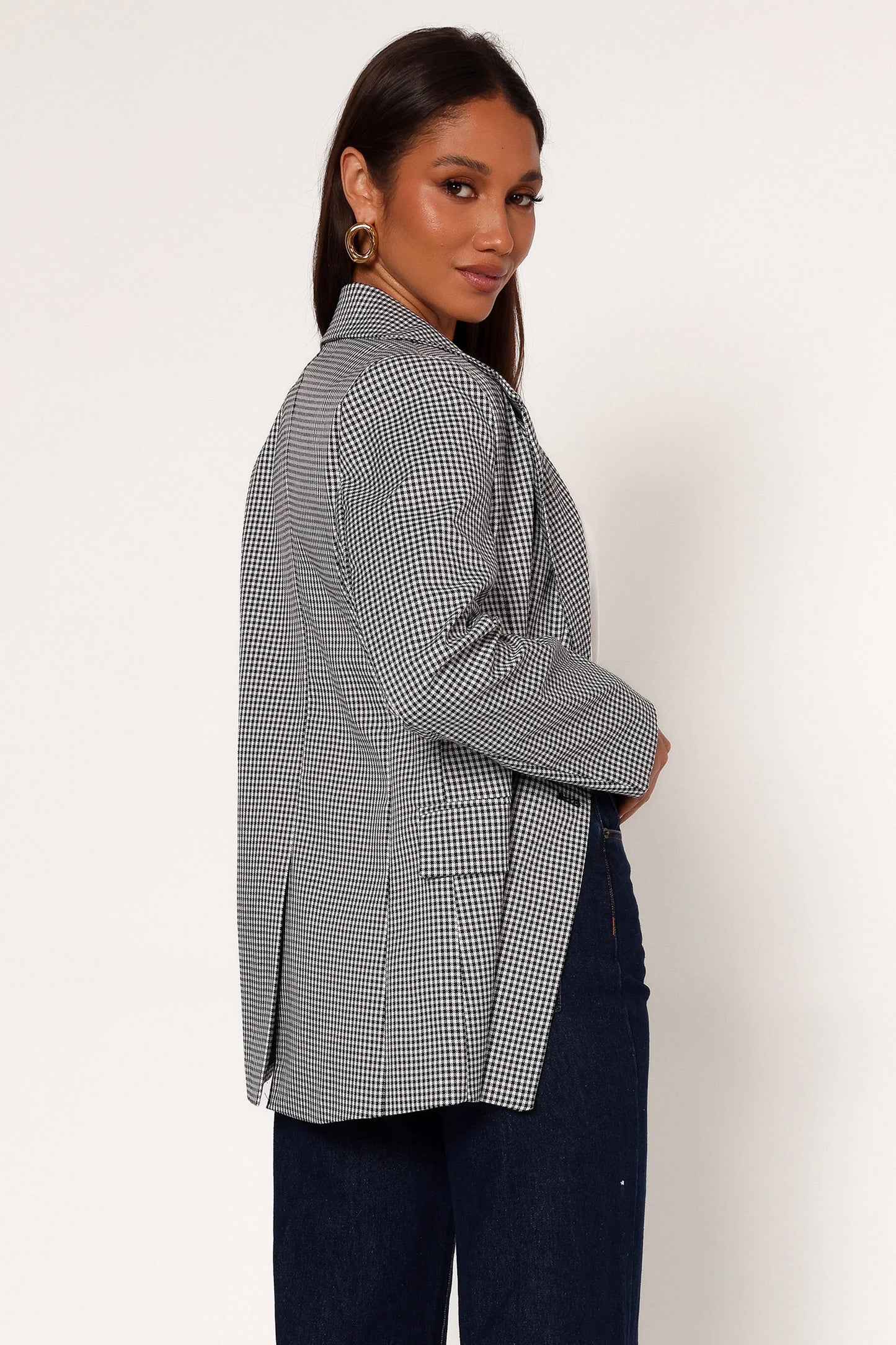 Juliette Blazer Black White