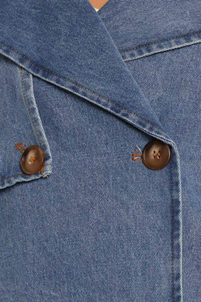 Westwood Waist Tie Denim Jacket Denim
