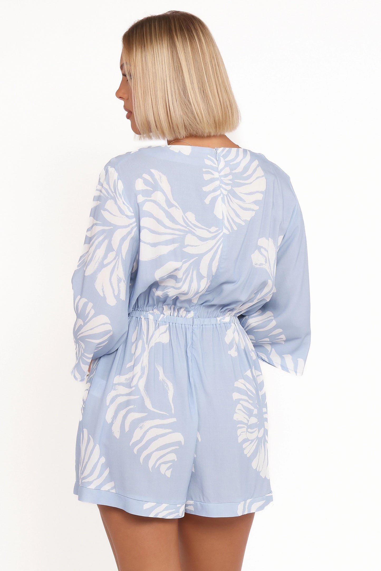 Tiff Romper Shell Print