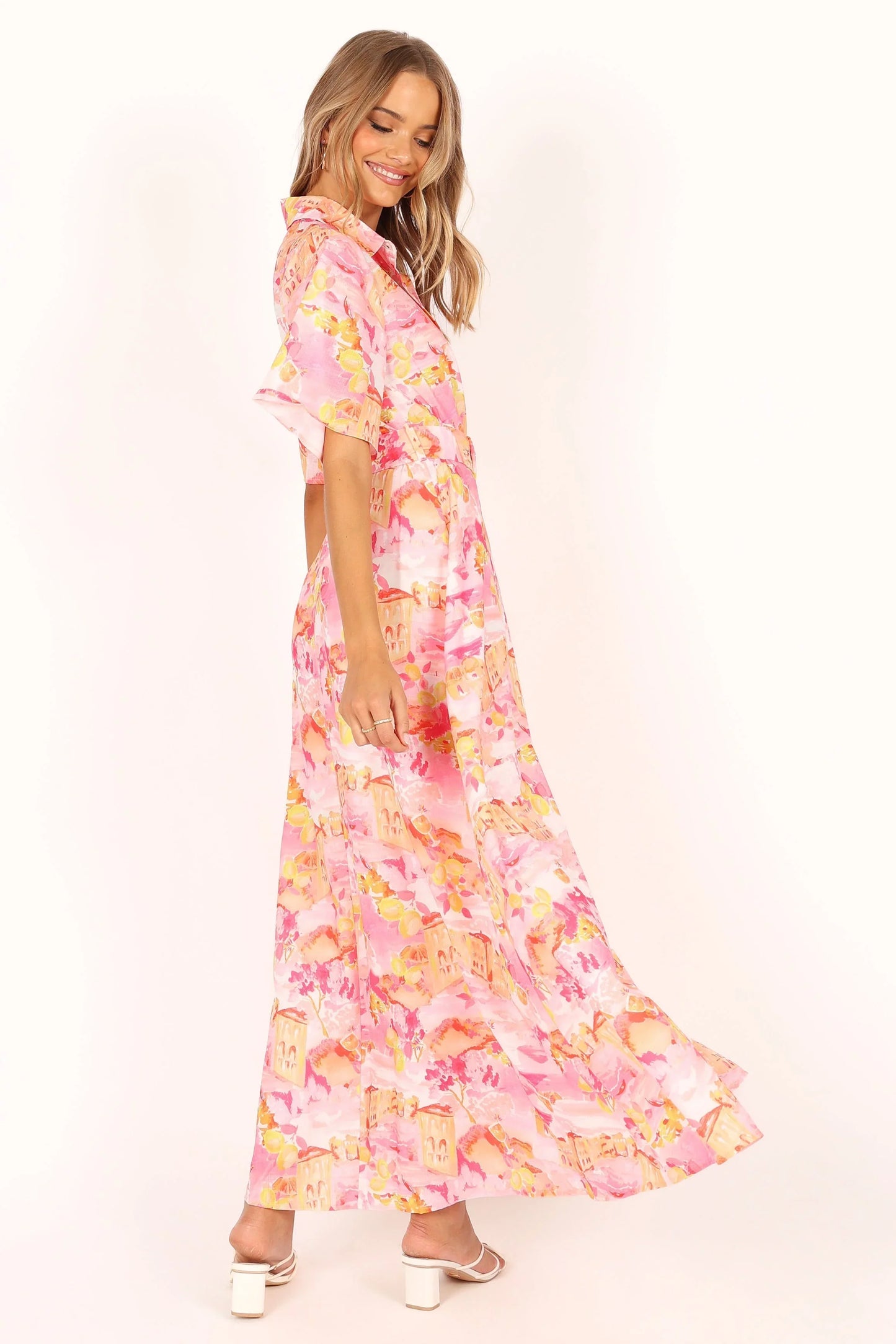 Arianna Maxi Dress Pink Scenic