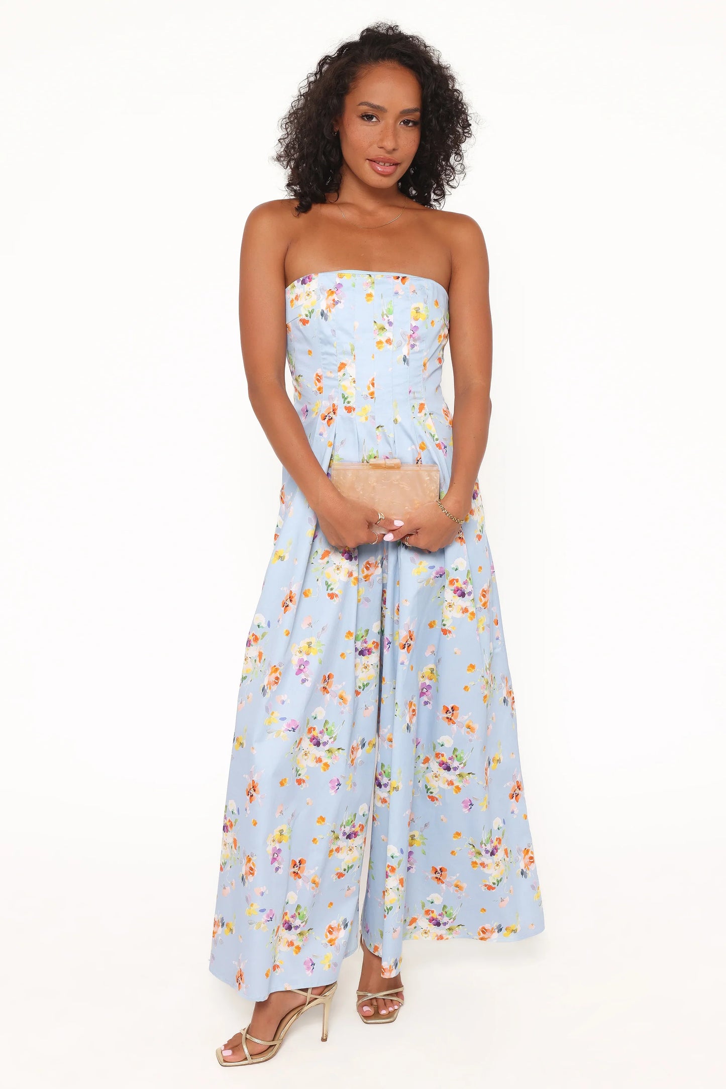 Wren Jumpsuit Cornflower Blue Floral