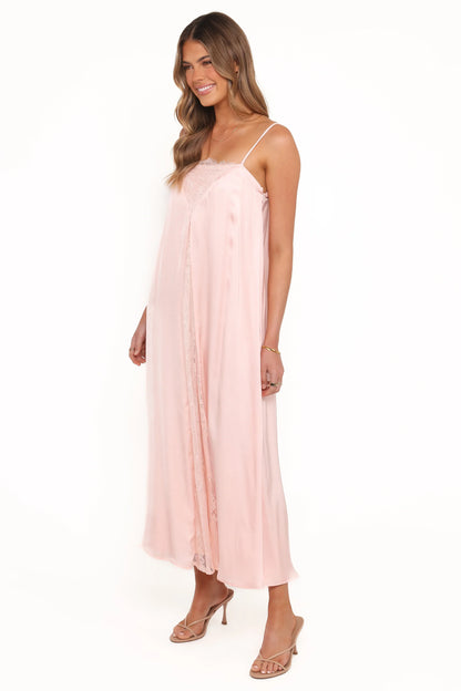 Halsey Midi Dress Pink