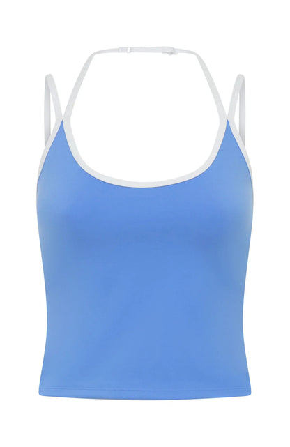 Power Boost Active Tank Blueberry White