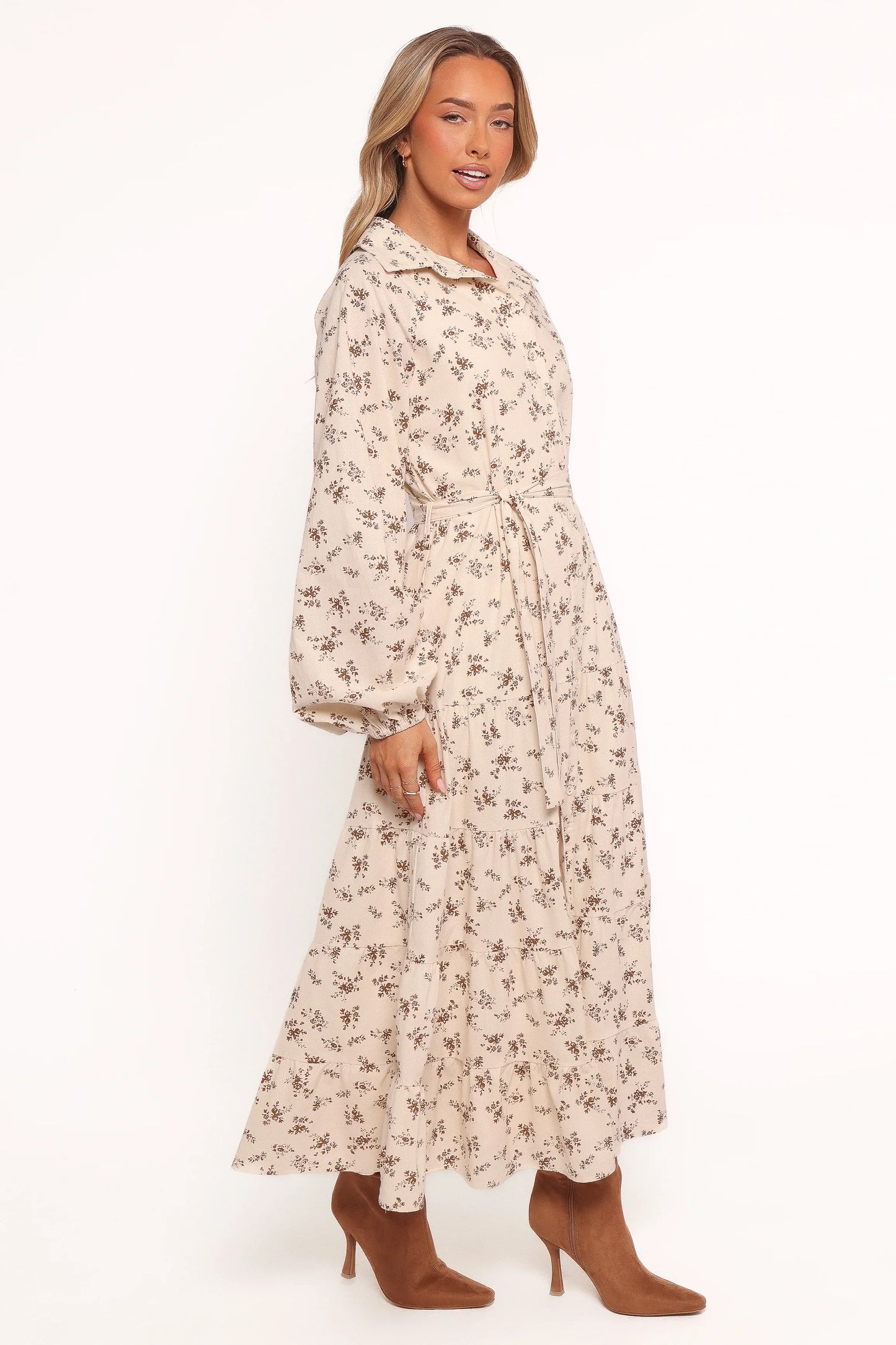 Lincoln Long Sleeve Maxi Dress Floral