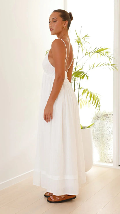Elouise Maxi Dress White