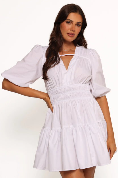 Alessia Mini Dress White