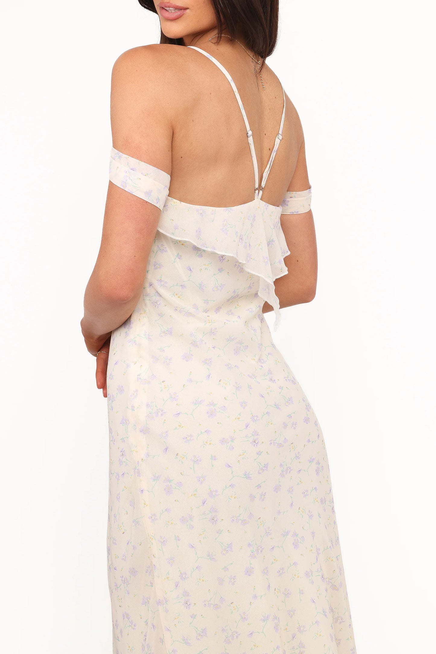 Elwood Midi Dress Yellow Ditsy Floral