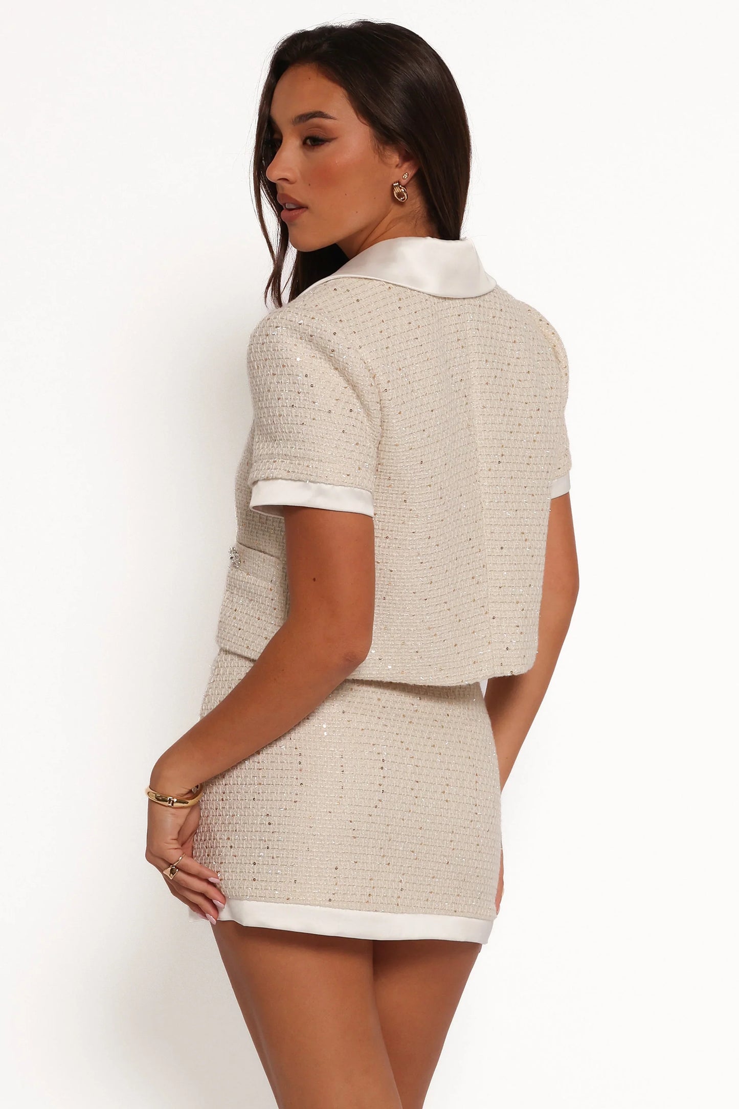 Paris Skirt Set Cream