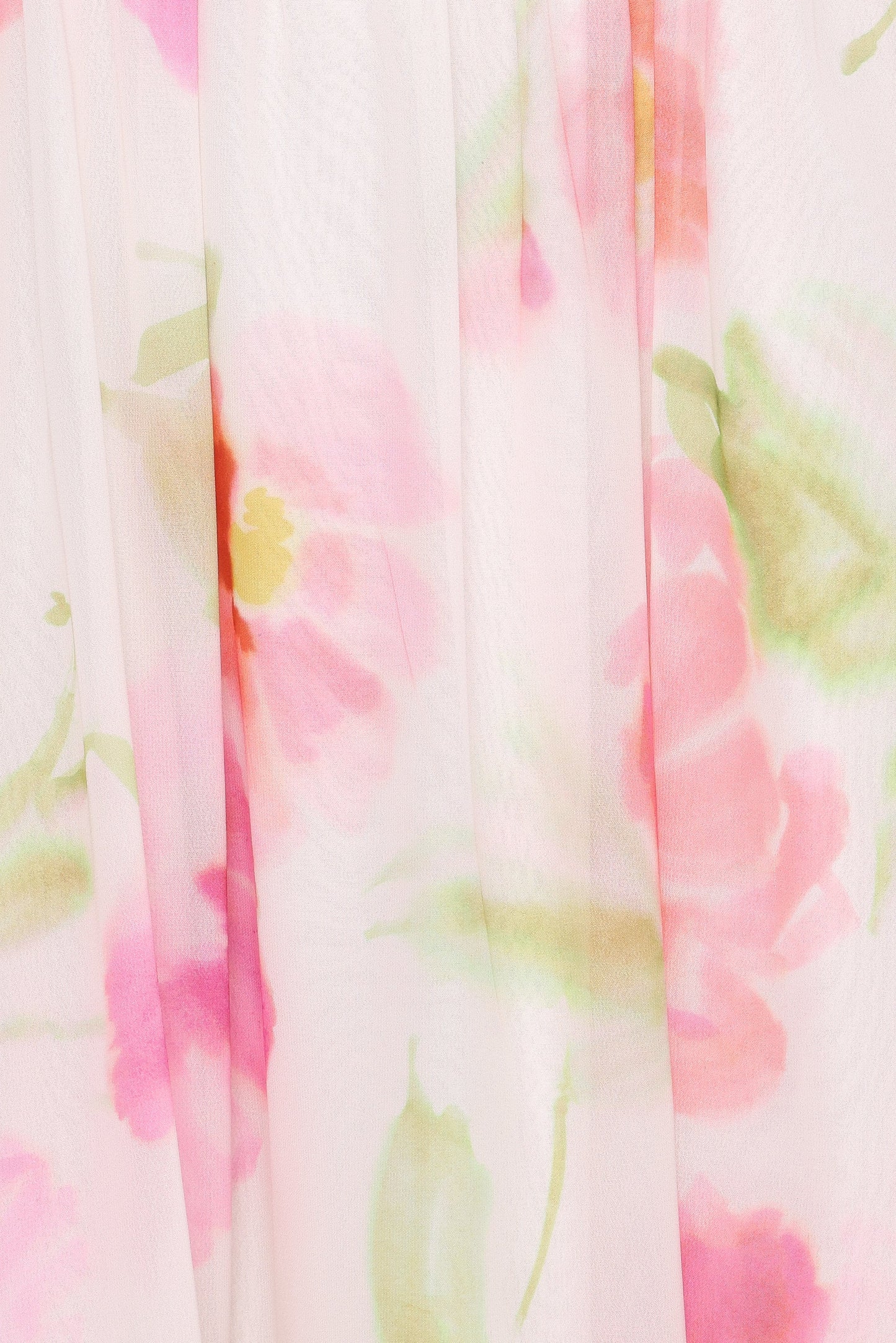 Chantel Off Shoulder Maxi Dress Pink Garden Floral