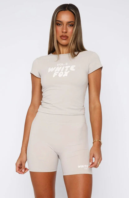 Offstage Fitted Baby Tee Moon