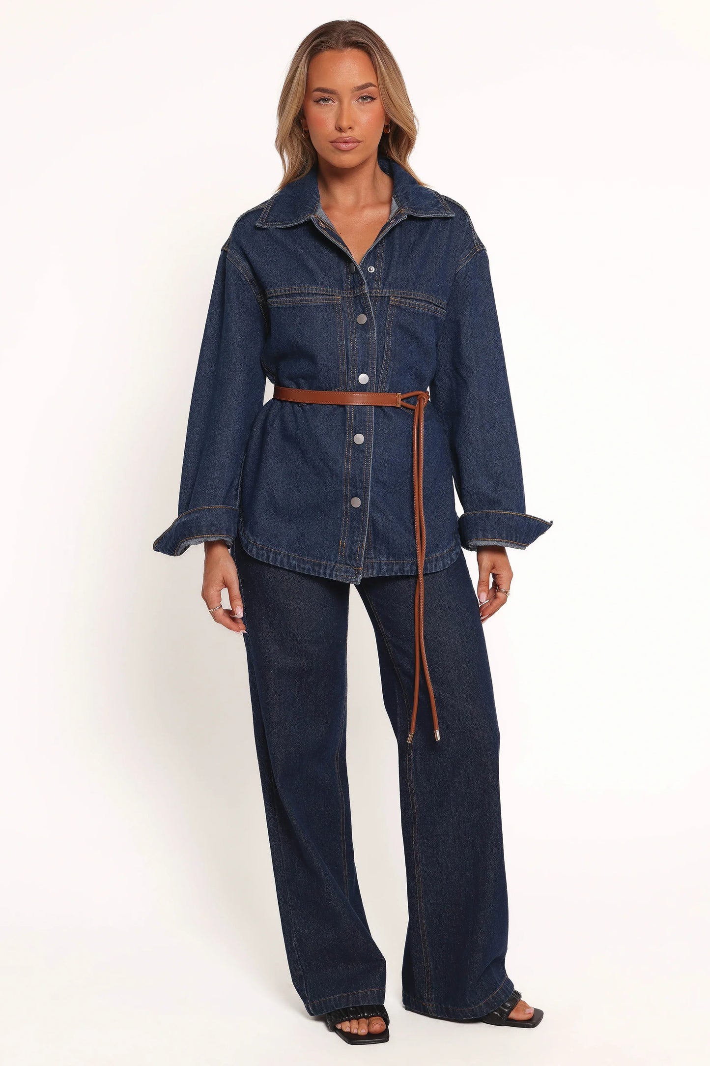 Dede Denim Shacket Denim