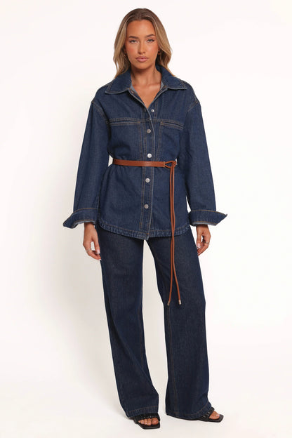Dede Denim Shacket Denim