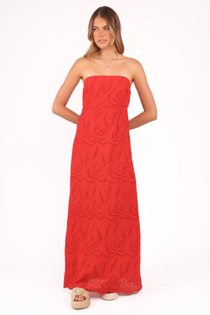 Annika Maxi Dress Red