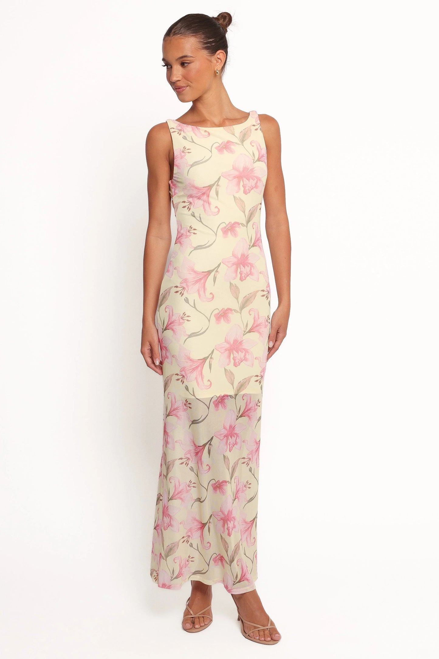 Brissa Maxi Dress Yellow Floral