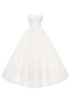 Spectacular tulle evening co ord set with statement long gloves Xo Xo