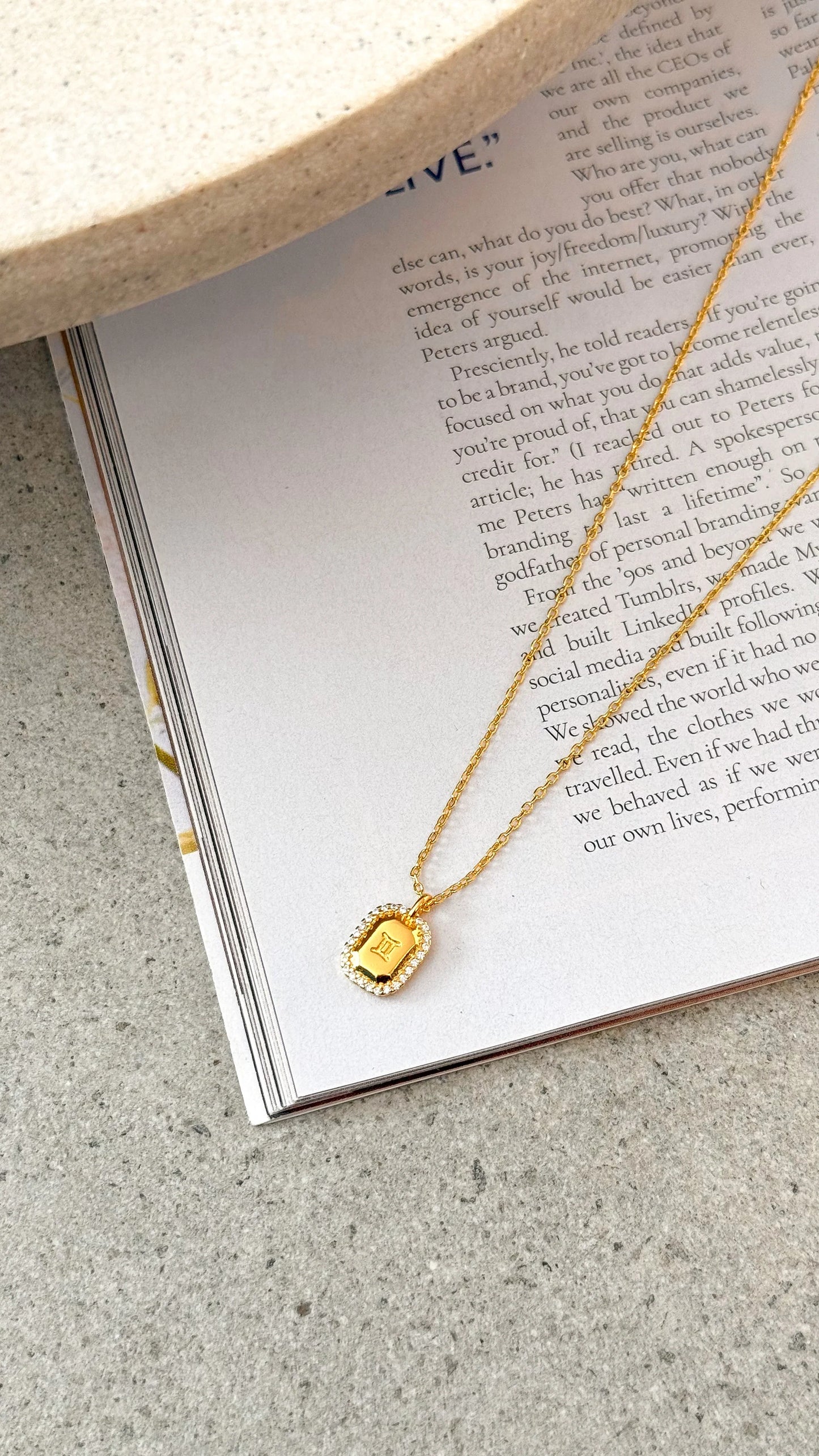 Zodiac Necklace Gemini