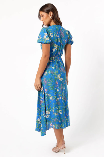 Brax Floral Dress Blue Ivy