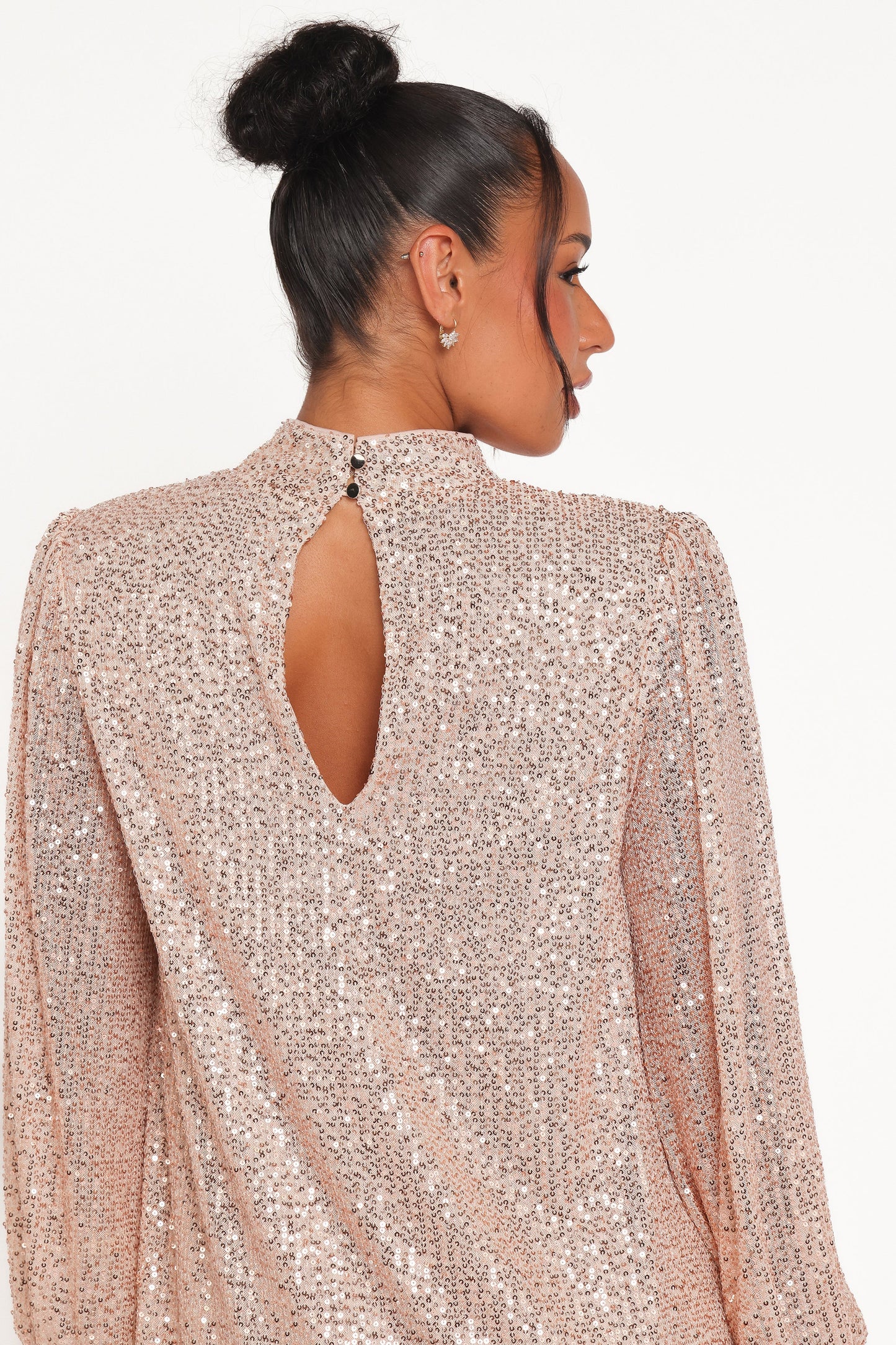 Springfield Mini Dress Gold