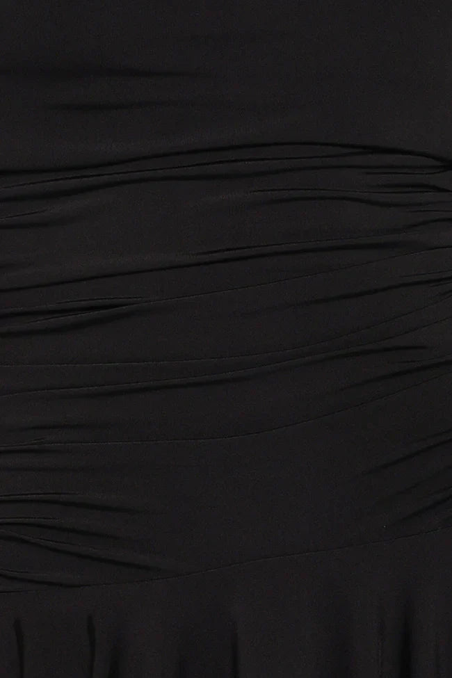 Messina Off Shoulder Mini Dress Black