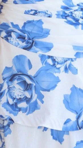 Nalani Maxi Dress Blue Floral