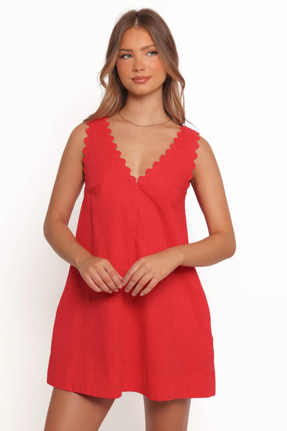 Blaine Mini Dress Red