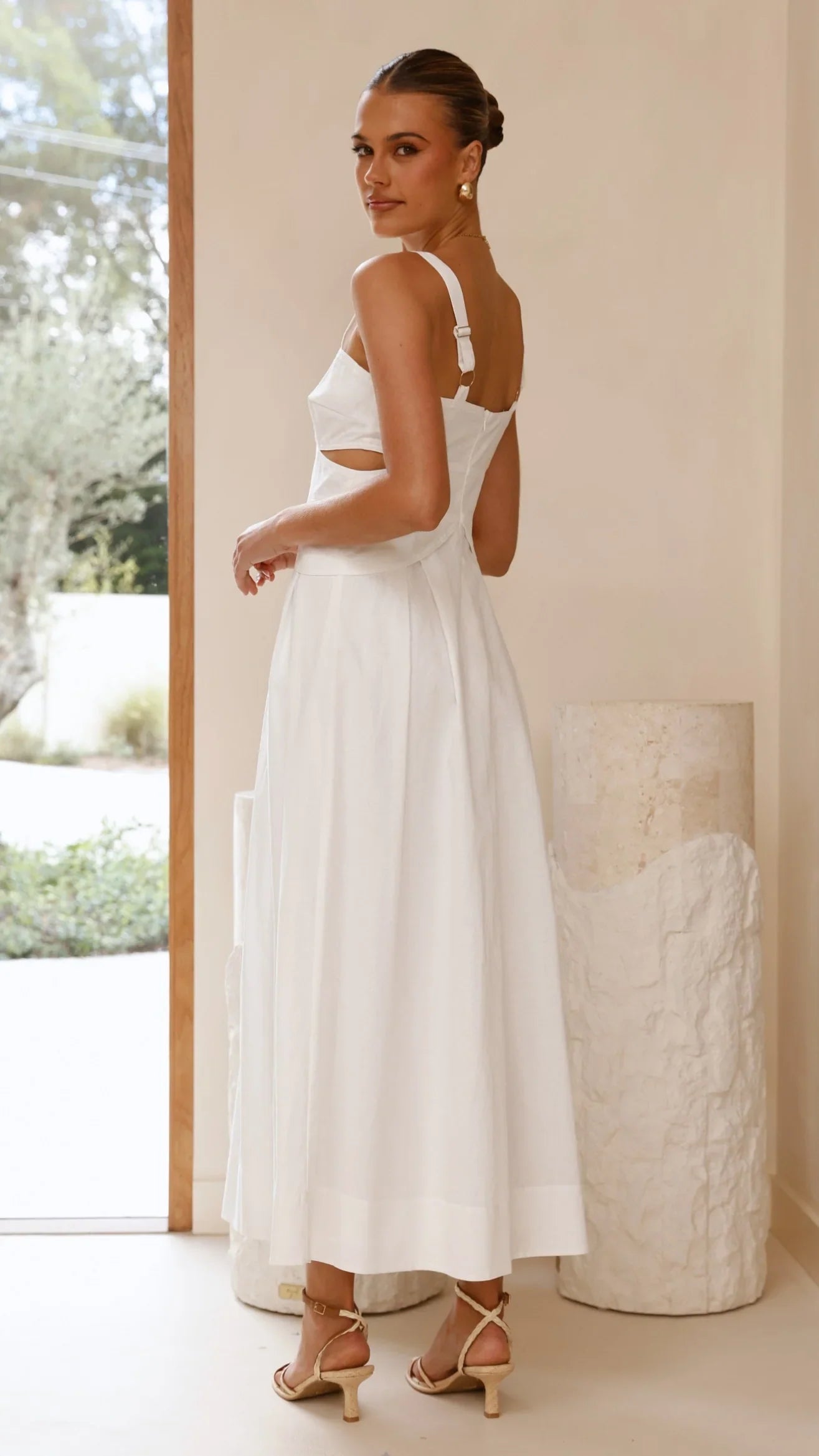 Harleigh Maxi Dress White