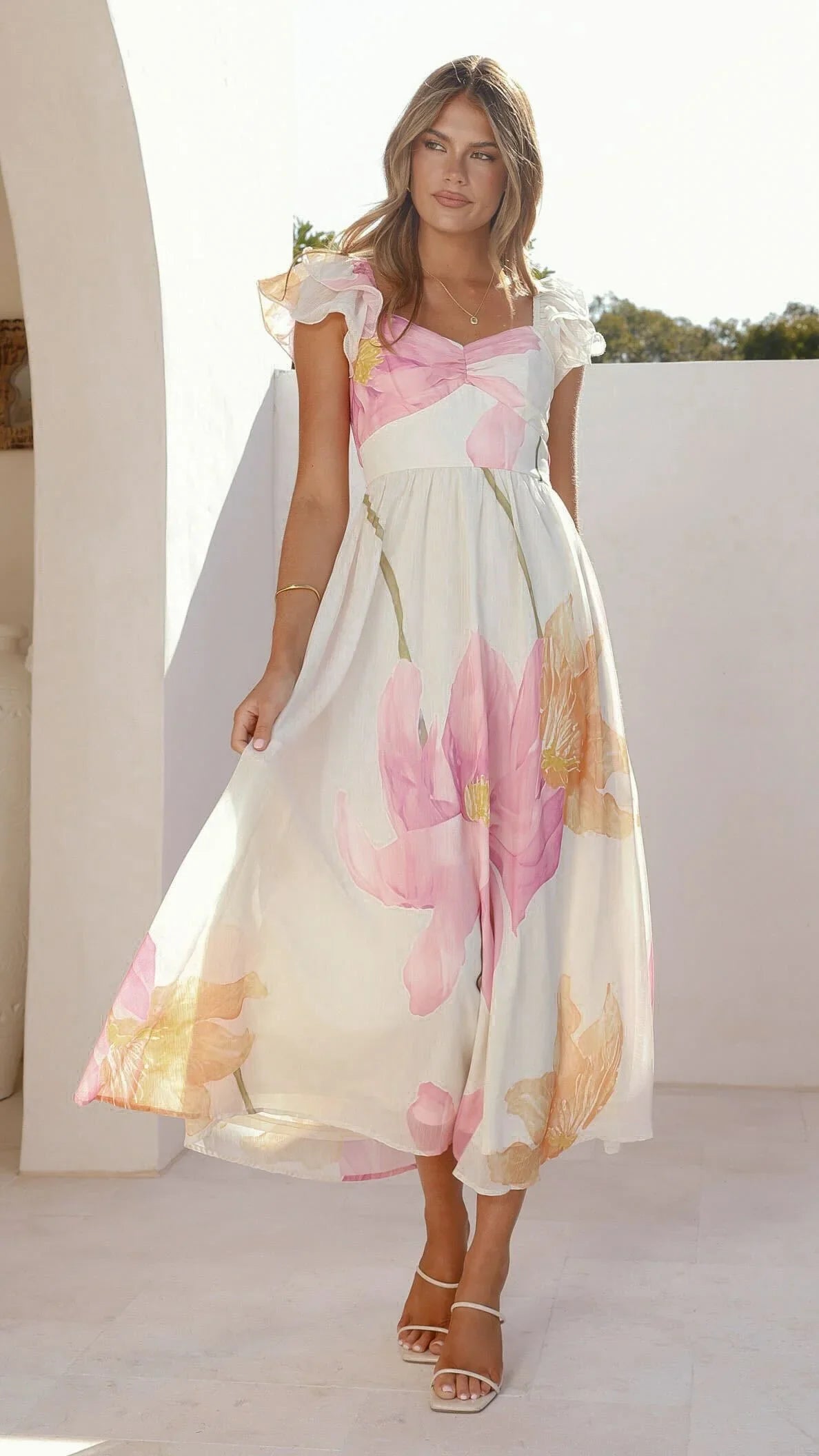 Claire Maxi Dress Wildflower Floral